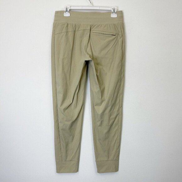 Athleta Trekkie North Joggers Womens Size 6 Beige Nylon Hiking Pants - Picture 2 of 9